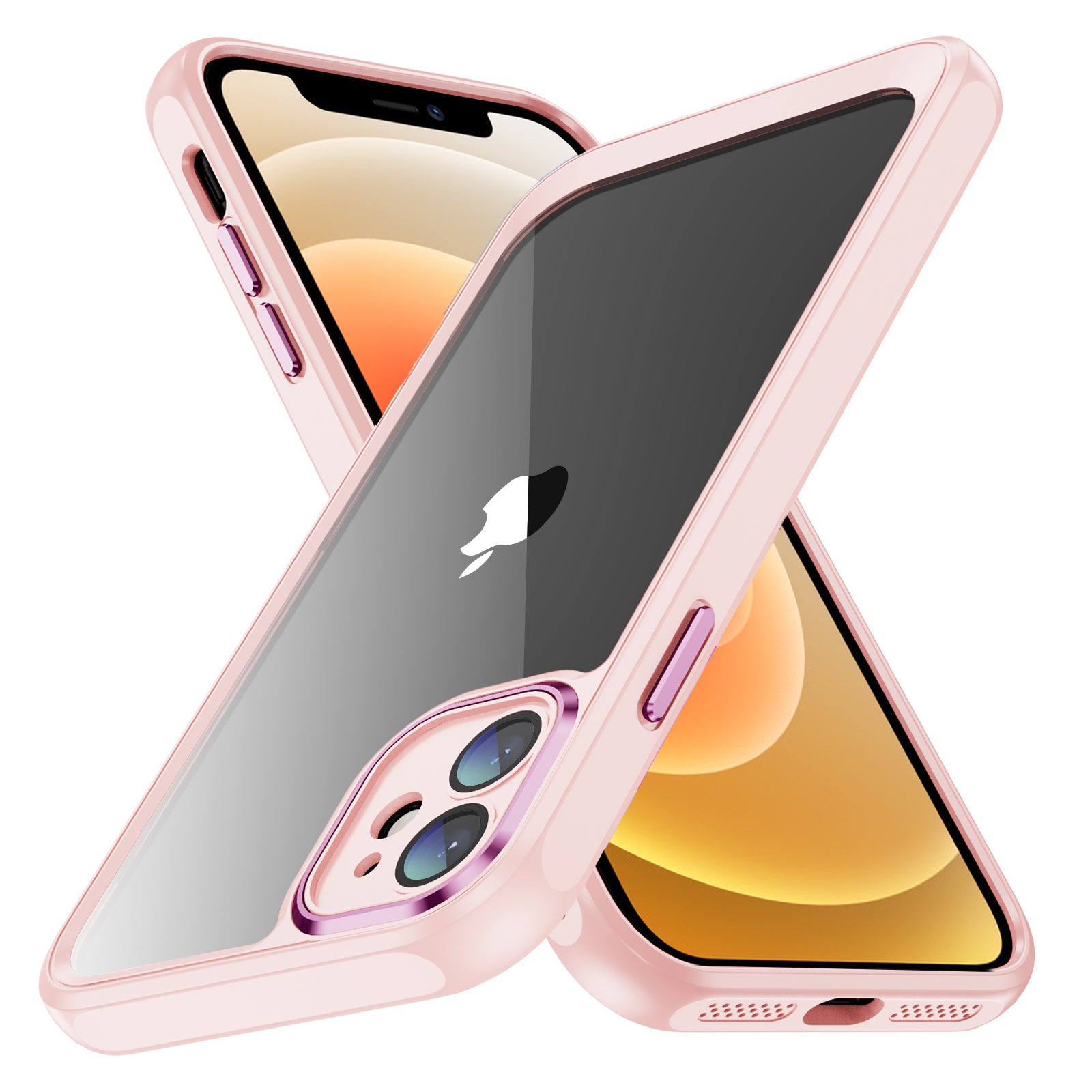 For iPhone 12 mini Acrylic+TPU Anti-Scratch Cover Clear Back Phone Case with Camera Lens Protector For iPhone 12 mini Acrylic+TPU Anti-Scratch Cover Clear Back Phone Case with Camera Lens Protector